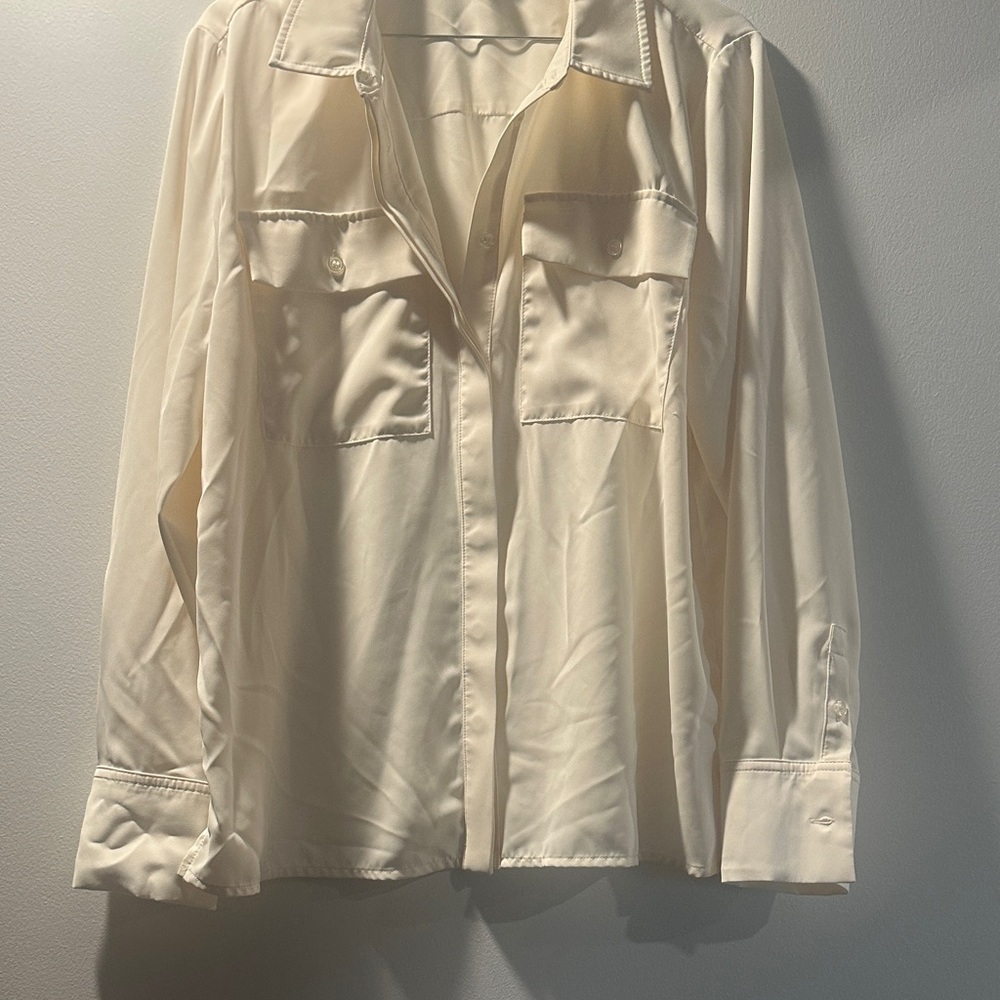 Elegant Cream Blouse